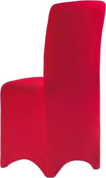 Чехол свадебный на стул, красный, размер 100х40см